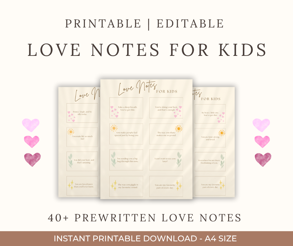 Love Notes for Kids Pack