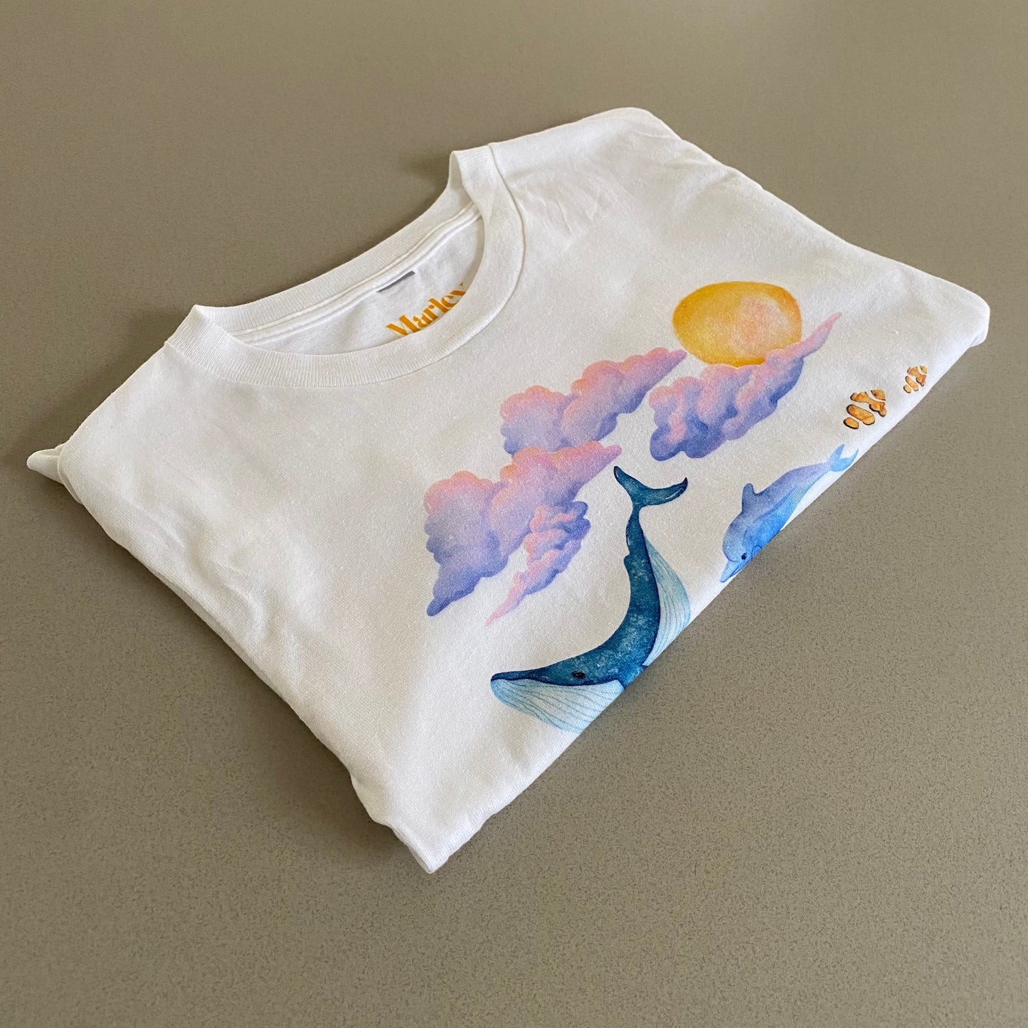 Under the Sea Toddler T-Shirt | Ocean Animal Watercolour Tee | Made to Order